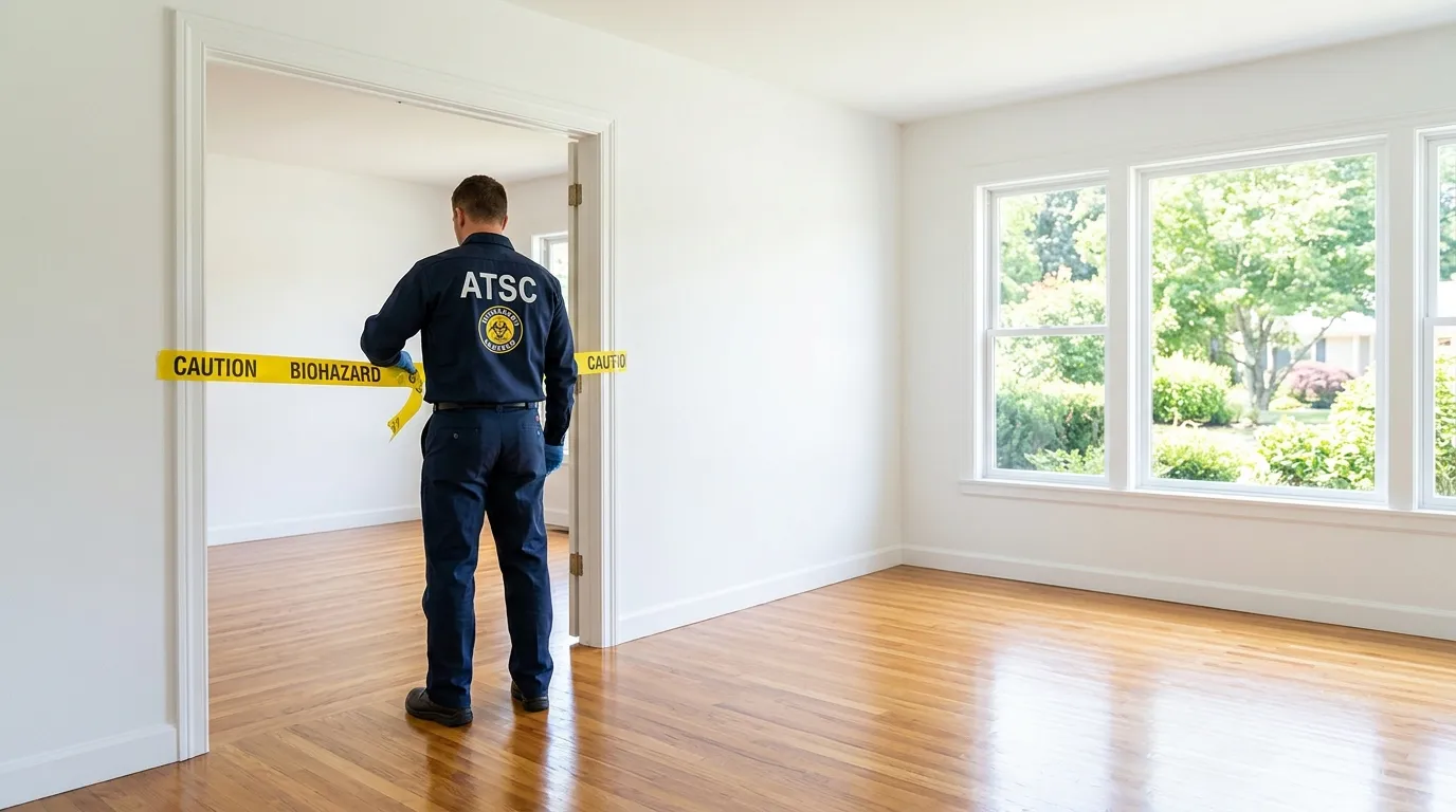 Certified biohazard cleanup crew performing Crime Scene Cleanup in Northbridge