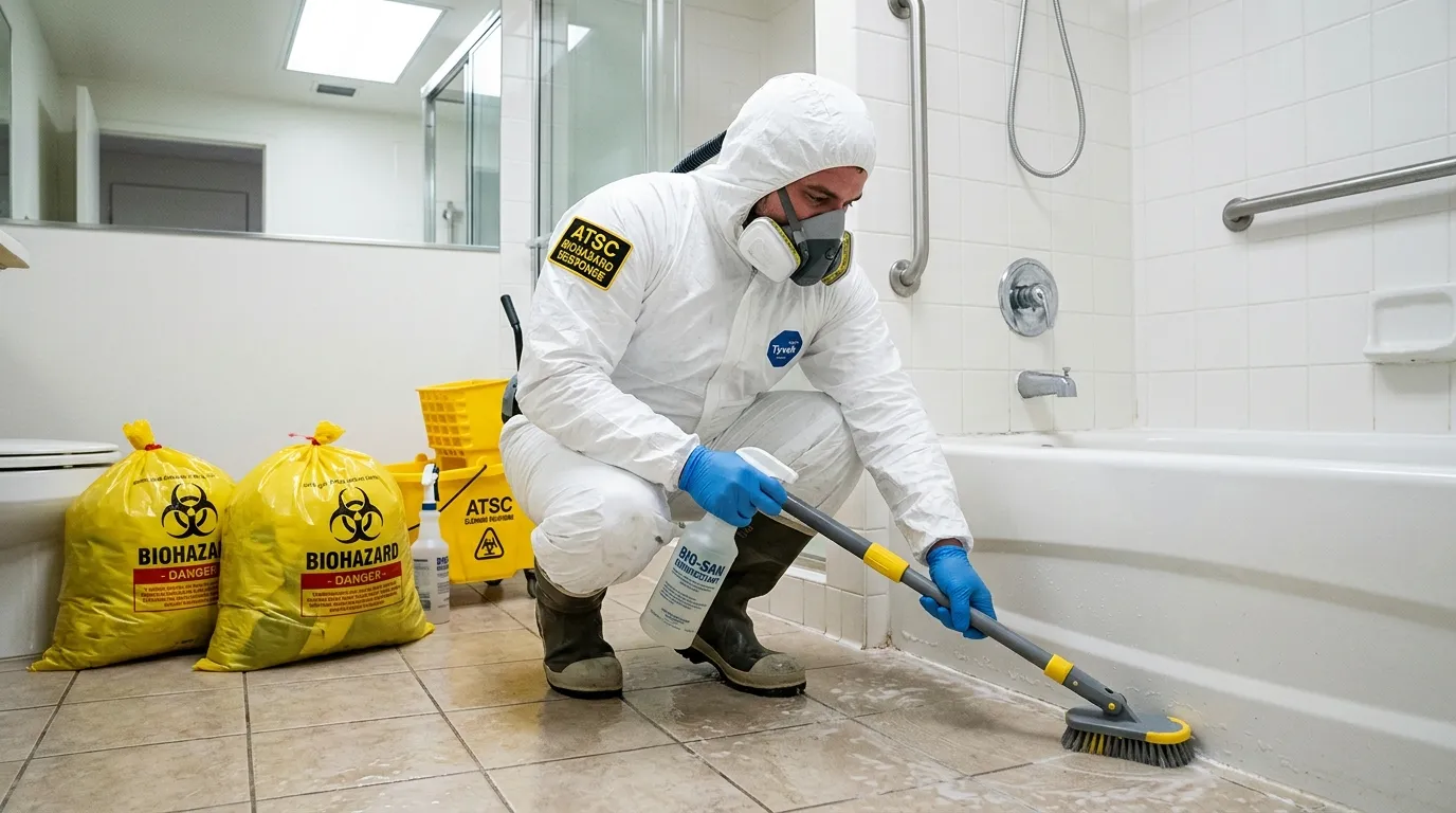 Decontamination equipment deployed for Blood Cleanup in Northbridge